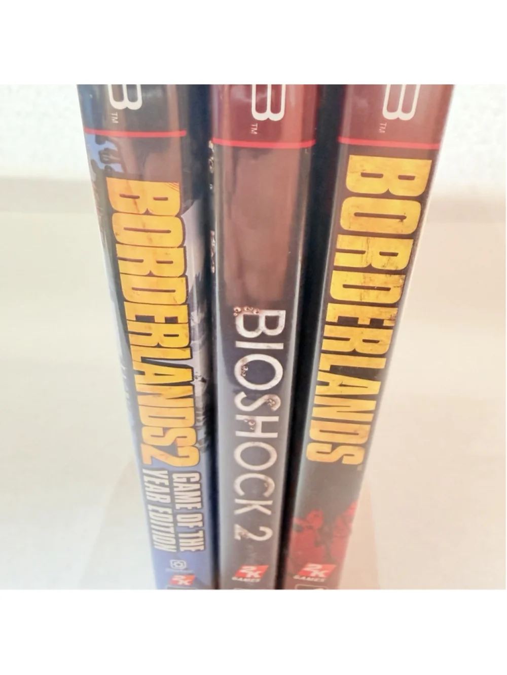 PS3 BORDERLANDS 1 & 2 GOTY BIOSHOCK 2 Complete Tested 3 Game Lot